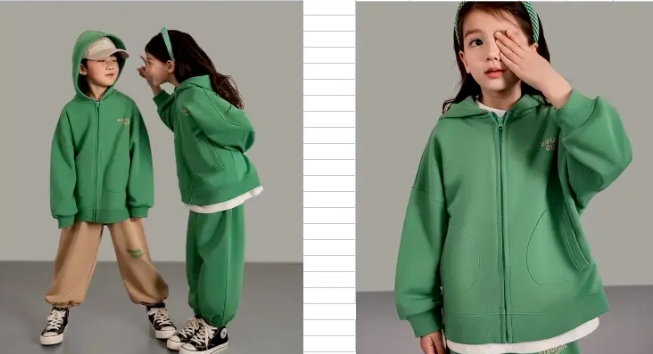 卫兰儿童连帽卫衣纸样的制作步骤-vv衣学院