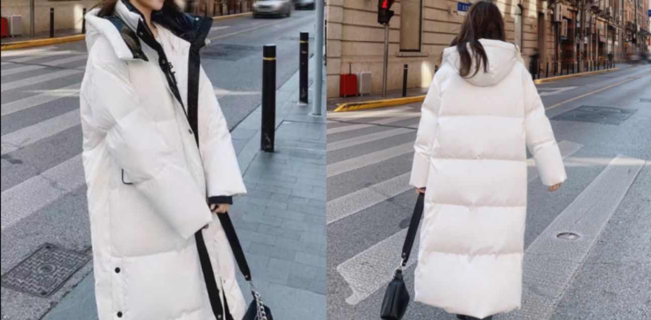 卫兰冬天战袍吸睛好穿连帽羽绒服外套纸样-vv衣学院