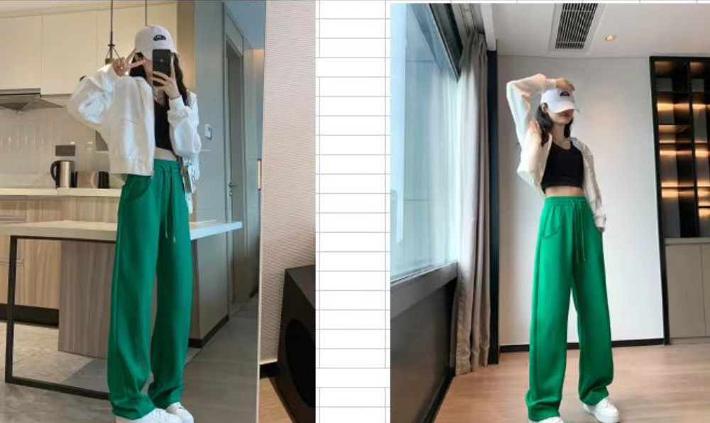 日常通勤美式香蕉裤纸样-vv衣学院