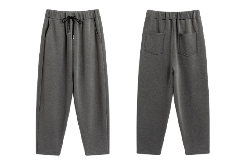 弹力腰简约束脚卫裤纸样-vv衣学院