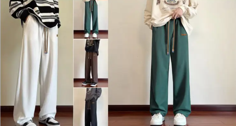 卫兰纸样男士潮流休闲直筒阔腿裤新手做裤子纸样-vv衣学院