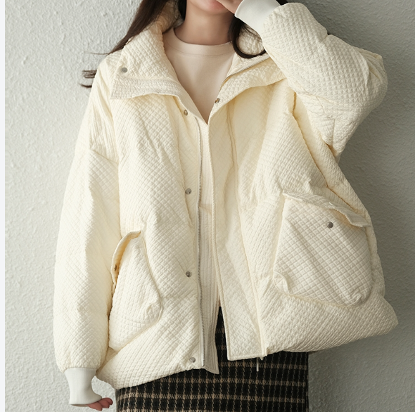 廓形立领羽绒服外套纸样-vv衣学院