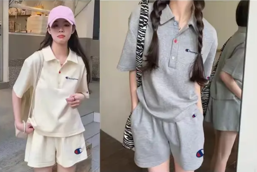 衫T恤短袖+短裤套装纸样-vv衣学院