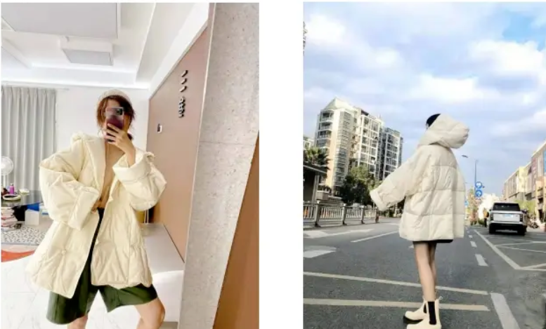 卫兰纸样设计师原创连帽羽绒服-vv衣学院