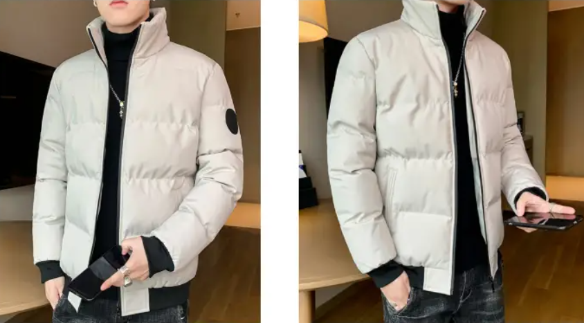 卫兰秋冬韩版新款男士潮牌羽绒棉衣外套纸样-vv衣学院